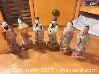 MaxSold Auction: Chinese Porcelain Eight Immortals Figurines - Hiram (Georgia, USA) SELLER MANAGED Reseller Online Auction - Hiram Acworth Highway (STORAGE)