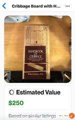 MaxSold Auction: Cribbage Board with Handbook of Cribbage - Hiram (Georgia, USA) SELLER MANAGED Reseller Online Auction - Hiram Acworth Highway (STORAGE)