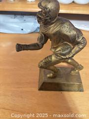 MaxSold Auction: Football Player Statue - Hiram (Georgia, USA) SELLER MANAGED Reseller Online Auction - Hiram Acworth Highway (STORAGE)