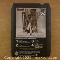 MaxSold Auction: Lot of 2 8 track tapes/Funkadelic Uncle Jam Wants You 8-Track Cartridge - Hiram (Georgia, USA) SELLER MANAGED Reseller Online Auction - Hiram Acworth Highway (STORAGE)