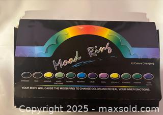 MaxSold Auction: Lot of mood rings and more - Hiram (Georgia, USA) SELLER MANAGED Reseller Online Auction - Hiram Acworth Highway (STORAGE)