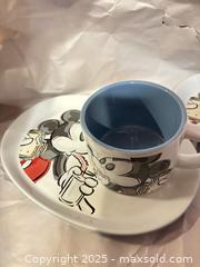 MaxSold Auction: Mickey Mouse Snack Plate and Mug Set - Hiram (Georgia, USA) SELLER MANAGED Reseller Online Auction - Hiram Acworth Highway (STORAGE)