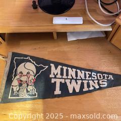 MaxSold Auction: Minnesota Twins Baseball Pennant - Hiram (Georgia, USA) SELLER MANAGED Reseller Online Auction - Hiram Acworth Highway (STORAGE)
