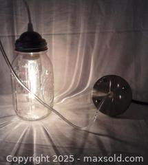 MaxSold Auction: “New” Westinghouse / Kichler Brinley 1-Light Brushed Nickel Jar Pendant - Hiram (Georgia, USA) SELLER MANAGED Reseller Online Auction - Hiram Acworth Highway (STORAGE)