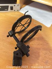MaxSold Auction: Plastic shock mount for microphone stand - Hiram (Georgia, USA) SELLER MANAGED Reseller Online Auction - Hiram Acworth Highway (STORAGE)