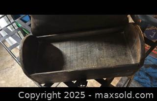 MaxSold Auction: Primitive Wooden Box/vintage Farrier Box - Hiram (Georgia, USA) SELLER MANAGED Reseller Online Auction - Hiram Acworth Highway (STORAGE)