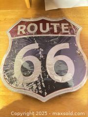 MaxSold Auction: Rt 66 sign - Hiram (Georgia, USA) SELLER MANAGED Reseller Online Auction - Hiram Acworth Highway (STORAGE)
