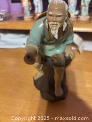 MaxSold Auction: Shiwan Mudman Fisherman Figurine - Hiram (Georgia, USA) SELLER MANAGED Reseller Online Auction - Hiram Acworth Highway (STORAGE)
