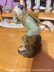MaxSold Auction: Shiwan Mudman Fisherman Figurine - Hiram (Georgia, USA) SELLER MANAGED Reseller Online Auction - Hiram Acworth Highway (STORAGE)