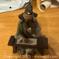 MaxSold Auction: Shiwan Mudman Scholar Figurine - Hiram (Georgia, USA) SELLER MANAGED Reseller Online Auction - Hiram Acworth Highway (STORAGE)
