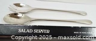 MaxSold Auction: Silverplated Salad Servers - Hiram (Georgia, USA) SELLER MANAGED Reseller Online Auction - Hiram Acworth Highway (STORAGE)