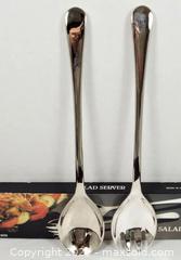 MaxSold Auction: Silverplated Salad Servers - Hiram (Georgia, USA) SELLER MANAGED Reseller Online Auction - Hiram Acworth Highway (STORAGE)
