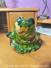 MaxSold Auction: Talavera Frog Figurine - Hiram (Georgia, USA) SELLER MANAGED Reseller Online Auction - Hiram Acworth Highway (STORAGE)