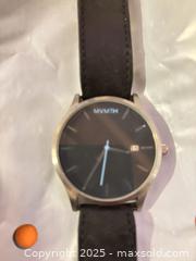 MaxSold Auction: “Used” MVMT Element Nitro Black Dial Black Leather Strap Men's Watch - Hiram (Georgia, USA) SELLER MANAGED Reseller Online Auction - Hiram Acworth Highway (STORAGE)
