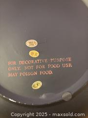 MaxSold Auction: Vernon Ware by Metlox Decorative Plate with Lilac Design - Hiram (Georgia, USA) SELLER MANAGED Reseller Online Auction - Hiram Acworth Highway (STORAGE)