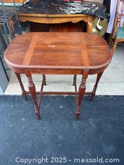 MaxSold Auction: Victorian Revival Oval Parlor Table - Hiram (Georgia, USA) SELLER MANAGED Reseller Online Auction - Hiram Acworth Highway (STORAGE)