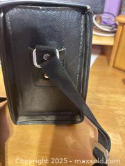 MaxSold Auction: Vintage OPTEX Shock Absorb-A-Bag Large Black Faux Leather Camera Bag - Hiram (Georgia, USA) SELLER MANAGED Reseller Online Auction - Hiram Acworth Highway (STORAGE)