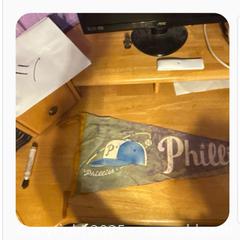 MaxSold Auction: Vintage Philadelphia Phillies Pennant - Hiram (Georgia, USA) SELLER MANAGED Reseller Online Auction - Hiram Acworth Highway (STORAGE)