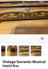 MaxSold Auction: Vintage Sorrento Musical Inlaid Box - Hiram (Georgia, USA) SELLER MANAGED Reseller Online Auction - Hiram Acworth Highway (STORAGE)