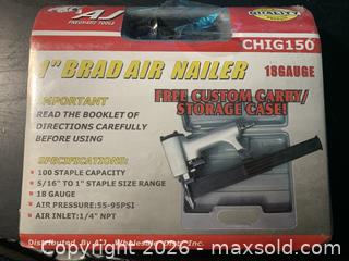 MaxSold Auction: 1” Brad Nailer 18ga (New, sealed) - Deseronto (Ontario, Canada) SELLER MANAGED Downsizing Online Auction - Mill Street