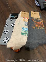 MaxSold Auction: Men’s Graphic Socks (3-pk) Lot 2 - Deseronto (Ontario, Canada) SELLER MANAGED Downsizing Online Auction - Mill Street