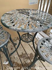 MaxSold Auction: Vintage Iron Bistro Set - Deseronto (Ontario, Canada) SELLER MANAGED Downsizing Online Auction - Mill Street