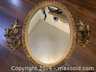 MaxSold Auction: Vintage Mirror And Syroco Sconces - Deseronto (Ontario, Canada) SELLER MANAGED Downsizing Online Auction - Mill Street