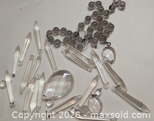 MaxSold Auction: Chandelier Crystal Prisms - Clear Glass/Leaded Crystal, Multiple - Toronto (Ontario, Canada) SELLER MANAGED Downsizing Online Auction - Ferris Road