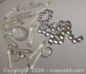 MaxSold Auction: Chandelier Crystal Prisms - Clear Glass/Leaded Crystal, Multiple - Toronto (Ontario, Canada) SELLER MANAGED Downsizing Online Auction - Ferris Road