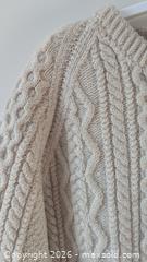 MaxSold Auction: Cream Wool Cable Knit Crew Neck Sweater, Large - Toronto (Ontario, Canada) SELLER MANAGED Downsizing Online Auction - Ferris Road