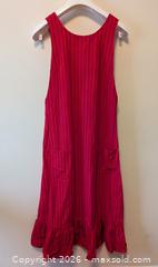 MaxSold Auction: Marimekko US 8 Striped Red Pink Cotton Maxi Dress - Toronto (Ontario, Canada) SELLER MANAGED Downsizing Online Auction - Ferris Road