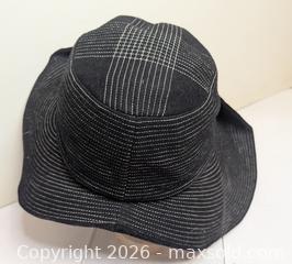 MaxSold Auction: Schiaparelli Small Black Felt/Wool Wide Brim Floppy Hat - Toronto (Ontario, Canada) SELLER MANAGED Downsizing Online Auction - Ferris Road