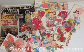 MaxSold Auction: Vintage 1970's Valentine Cards Lot (Paper/Cardstock) - Toronto (Ontario, Canada) SELLER MANAGED Downsizing Online Auction - Ferris Road
