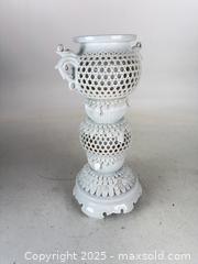 MaxSold Auction: Antique 1880s Japanese Hirado Reticulated Covered Censer Koro Incense Burner - Concord (California, USA) SELLER MANAGED Estate Sale Online Auction - Landana Drive