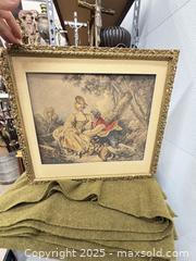 MaxSold Auction: Antique, François Boucher, Wood Block Prints gold Gilded frame - Concord (California, USA) SELLER MANAGED Estate Sale Online Auction - Landana Drive