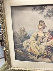 MaxSold Auction: Antique, François Boucher, Wood Block Prints gold Gilded frame - Concord (California, USA) SELLER MANAGED Estate Sale Online Auction - Landana Drive