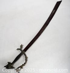 MaxSold Auction: Antique Ottoman Empire Saber With Handle 36” - Concord (California, USA) SELLER MANAGED Estate Sale Online Auction - Landana Drive