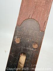 MaxSold Auction:  Antique Stanley late 1800s Wooden level - Concord (California, USA) SELLER MANAGED Estate Sale Online Auction - Landana Drive