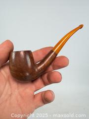 MaxSold Auction: Antique wooden burrow smoking pipe with amber tip - Concord (California, USA) SELLER MANAGED Estate Sale Online Auction - Landana Drive