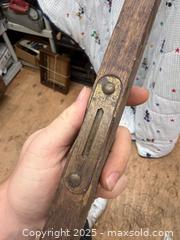 MaxSold Auction: Antique wooden carpenters level - Concord (California, USA) SELLER MANAGED Estate Sale Online Auction - Landana Drive