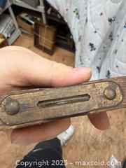 MaxSold Auction: Antique wooden carpenters level - Concord (California, USA) SELLER MANAGED Estate Sale Online Auction - Landana Drive