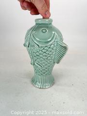 MaxSold Auction: Chinese longquan jade celadon-glazed twin fish-form vasea - Concord (California, USA) SELLER MANAGED Estate Sale Online Auction - Landana Drive