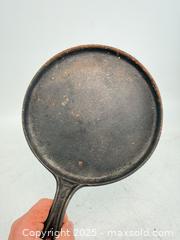 MaxSold Auction: Early to mid 1800s cast-iron number seven gate marked griddle - Concord (California, USA) SELLER MANAGED Estate Sale Online Auction - Landana Drive