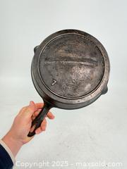 MaxSold Auction: Early to mid 1800s number seven deep gate marked skillet - Concord (California, USA) SELLER MANAGED Estate Sale Online Auction - Landana Drive