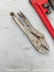 MaxSold Auction: Group Lot, pipe wrench, and vice grips - Concord (California, USA) SELLER MANAGED Estate Sale Online Auction - Landana Drive
