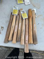 MaxSold Auction: Group Lot USA made hammer handles new old stock - Concord (California, USA) SELLER MANAGED Estate Sale Online Auction - Landana Drive