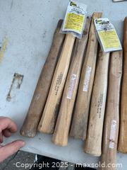 MaxSold Auction: Group Lot USA made hammer handles new old stock - Concord (California, USA) SELLER MANAGED Estate Sale Online Auction - Landana Drive