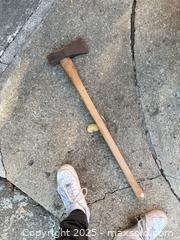 MaxSold Auction: Heavy duty ax splitting ball 6 pound Good) handle - Concord (California, USA) SELLER MANAGED Estate Sale Online Auction - Landana Drive