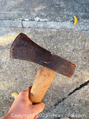 MaxSold Auction: Heavy duty ax splitting ball 6 pound Good) handle - Concord (California, USA) SELLER MANAGED Estate Sale Online Auction - Landana Drive