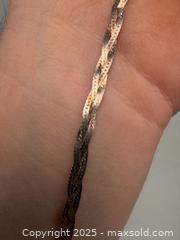 MaxSold Auction: Italian maid 925 genuine silver braided bracelet - Concord (California, USA) SELLER MANAGED Estate Sale Online Auction - Landana Drive